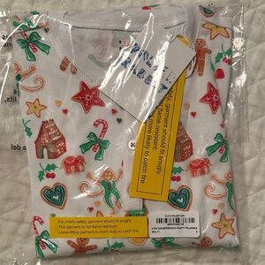 Roberta Roller Rabbit Kids Gingerbread Pajama Set - White and Green